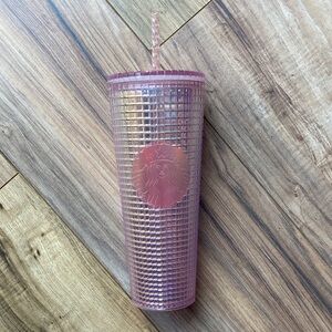 Starbucks Sparkly Purple Tumbler 24 oz